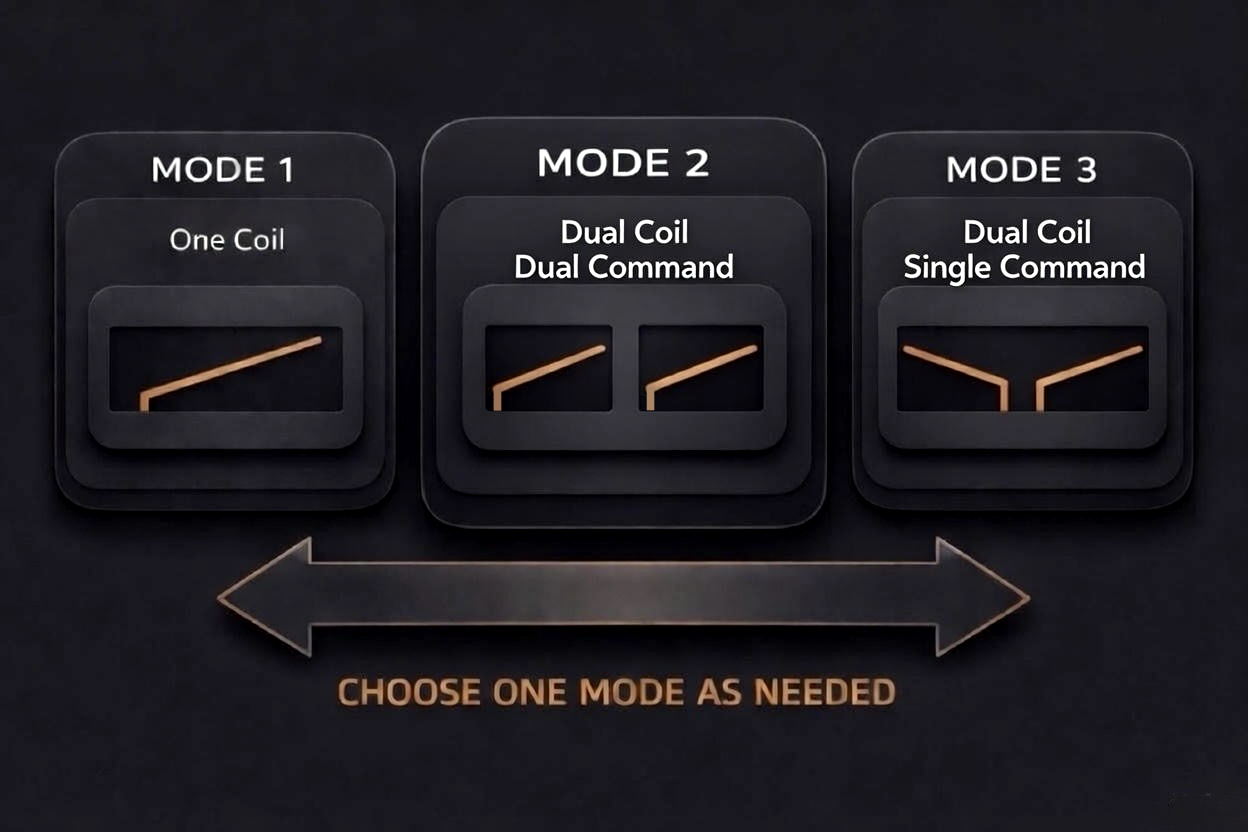 雙組輸出，彈性切換